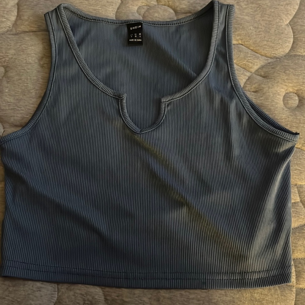 Rusty blue top